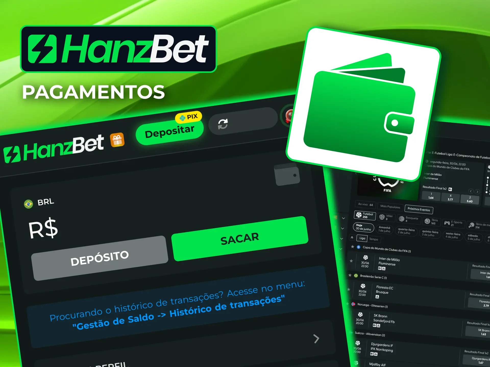 Digite o valor desejado e confirme o saque no painel de afiliado da HanzBet.