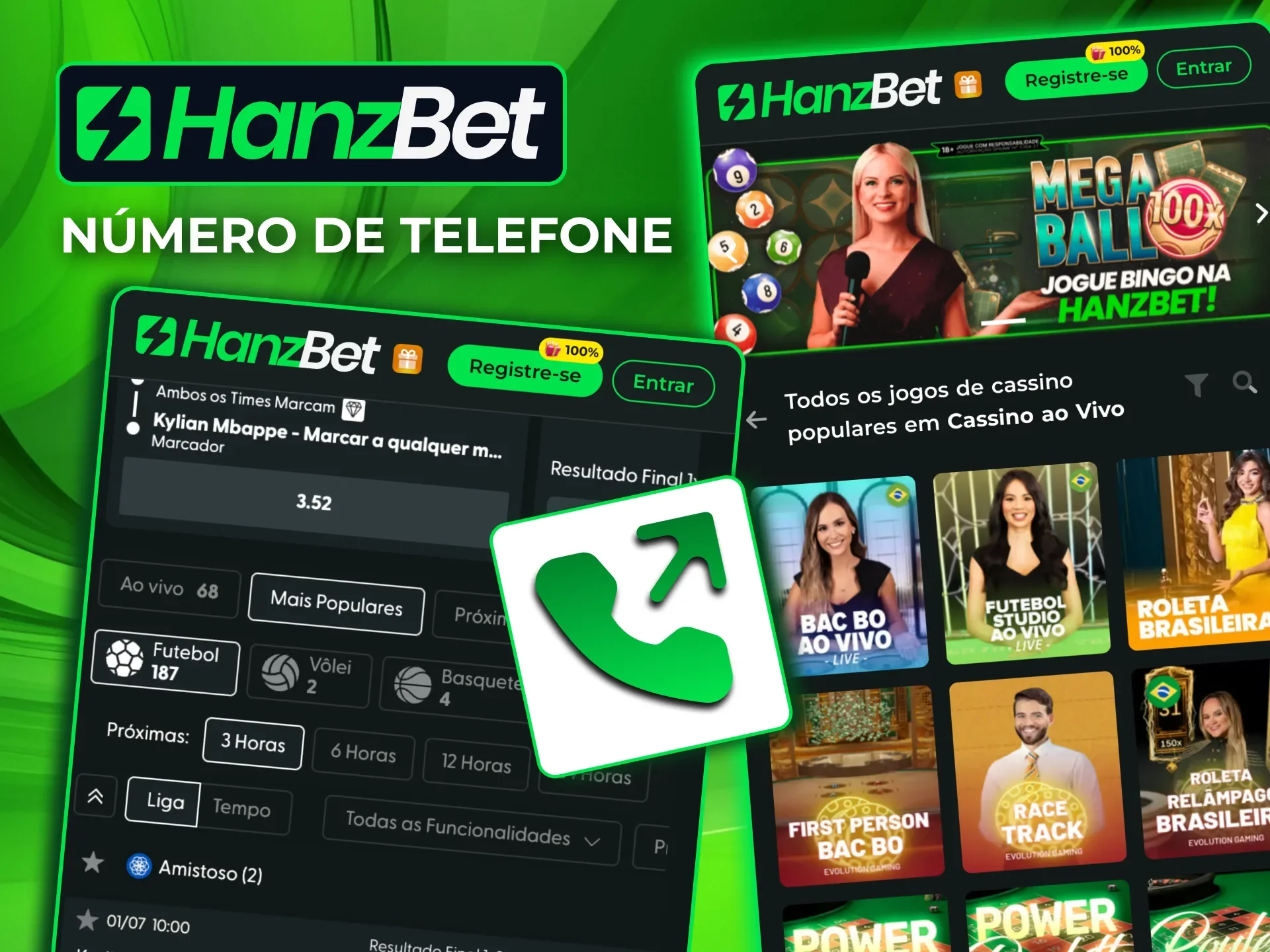 Atendimento HanzBet por telefone garante suporte direto e rápido.