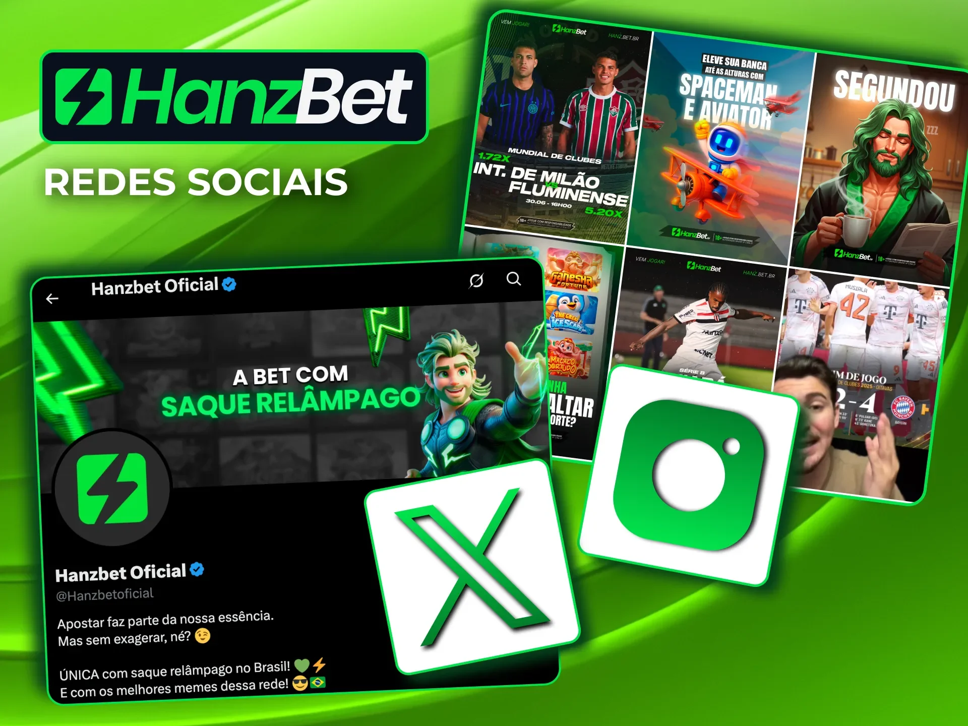 HanzBet desenvolve presença ativa nas redes para engajar e informar.