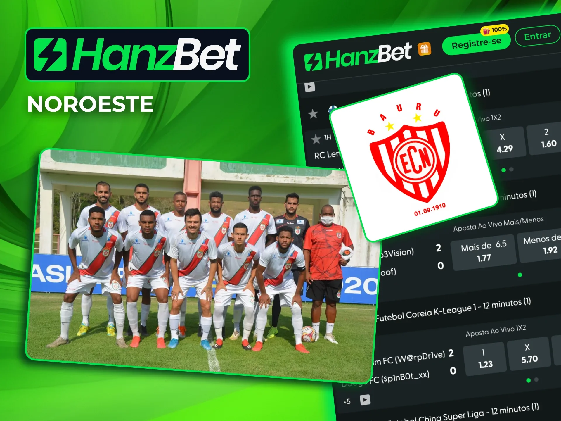 Parceria entre HanzBet e Noroeste visa preservar a tradição e investir no futuro.